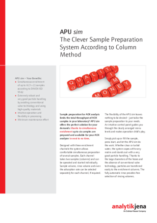  Flyer APU sim | AOX Sample preparation (English)
