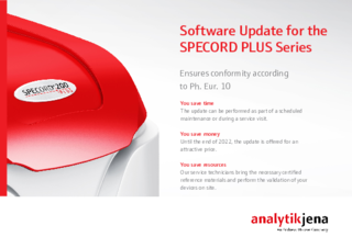 SPECORD PLUS Software Update (EN)