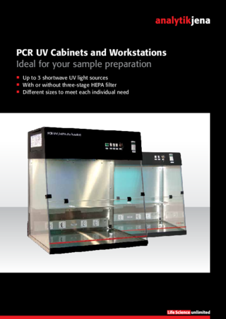 Brochure PCR UV Cabinets & Workstations