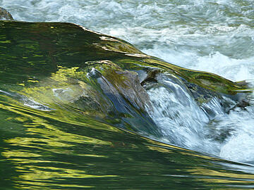 Water, Spring, Green