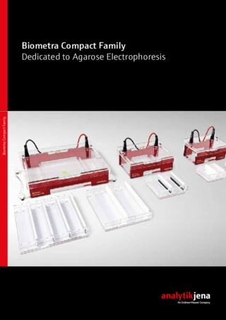 Brochure Biometra Compact family for agarose electrophoresis (EN)