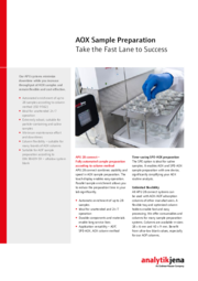 Flyer AOX Sample Preparation - APU Systems (EN)