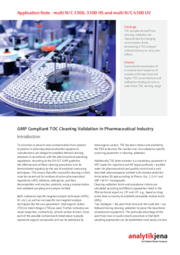 Cleaning Validation Procedures in the Pharmaceutical Industry by TOC Analysis (EN)