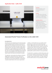 Automated PhyTip protein purification on the CyBio FeliX (EN)