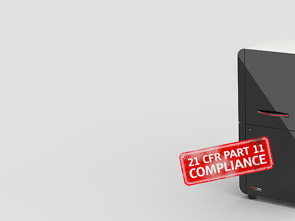 qTOWER iris Touch qPCR instrument (closed) showing data on the screen