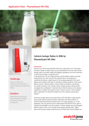 Calcium Isotope Ratios in Milk by PlasmaQuant MS (EN)