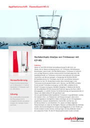 Hochdurchsatz-Analyse von Trinkwasser mit ICP-MS (DE)