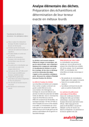 Flyer Analyse élémentaire des déchets (FR)