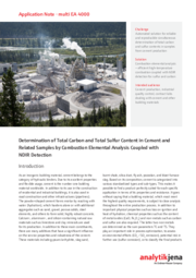 Determination of Total Carbon and Total Sulfur Content in Cement and  (EN)