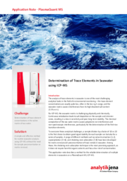 Determination of Trace Elements in Seawater using ICP-MS (EN)