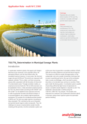 TOC/TNb Determination in Municipal Sewage Plants (EN)