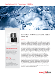 Überwachung der Trinkwasserqualität mit dem HR ICP-OES (DE)