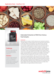 Automated Extraction of DNA from Various Food Samples
