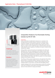 Composition Analysis of an Electrolytic Etching Solution by HR ICP-OES (EN)