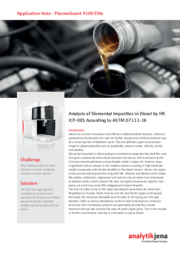 Analysis of Elemental Impurities in Diesel by HR ICP-OES According to ASTM D7111-16 (EN)