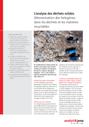 Analyse des déchets solides - Détermination des halogènes (FR)