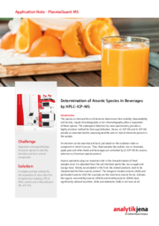 Determination of Arsenic Species in Beverages by HPLC-ICP-MS (EN)