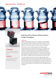 Real-time PCR to Measure Minute Volumes in High Throughput (EN)