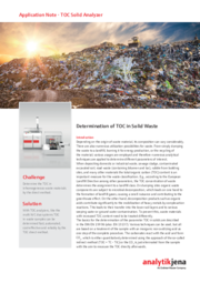 Determination of TOC in Solid Waste (EN)