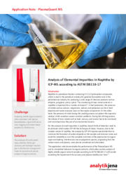 Analysis of Elemental Impurities in Naphtha by ICP-MS According to ASTM D8110-17 (EN)